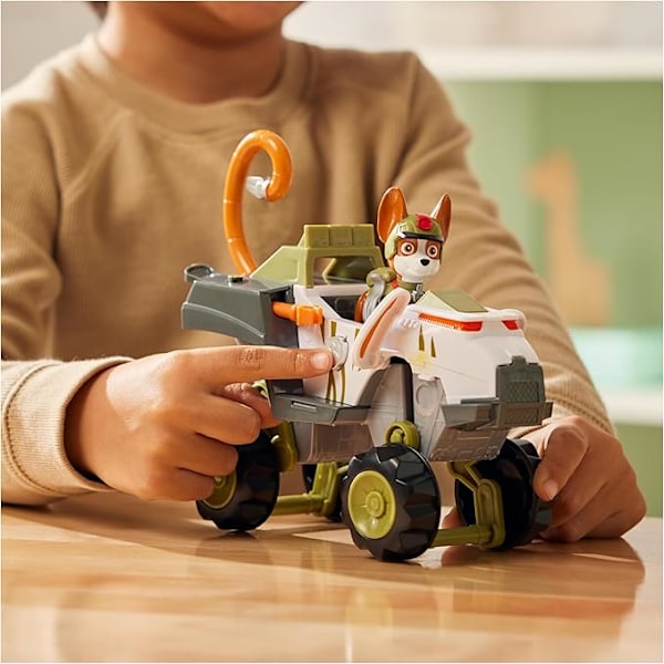 Paw Patrol - Paw Patrol - ajoneuvo + viidakkoseikkailija-hahmo Pups - Paw Patrol hahmo auto keräilyesine -{f229}
