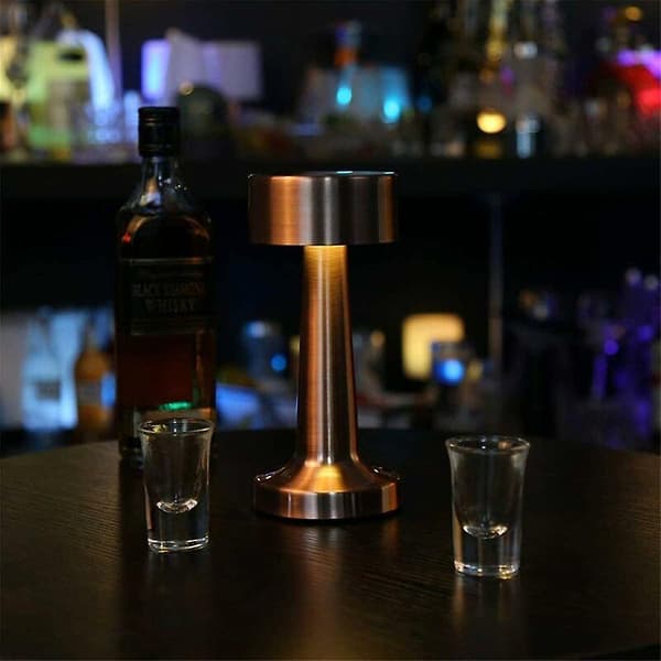 Dimbar skrivebordslampe, oppladbar skrivebordslampe med berøringss