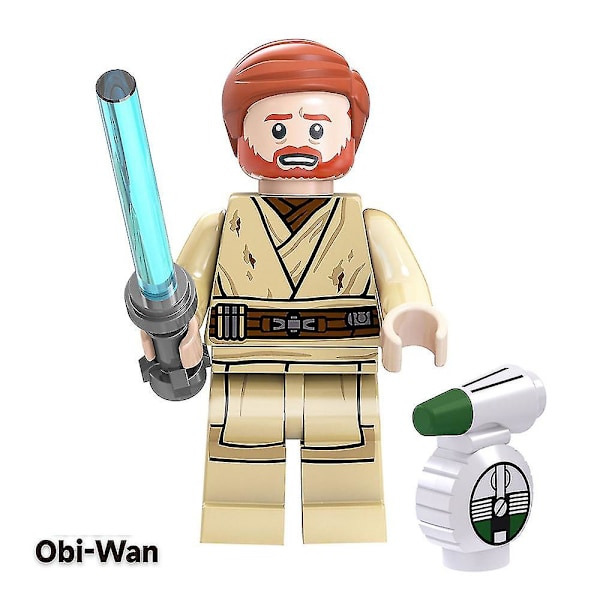 6 stk. Star Wars Serie Samlede Minifigurer Byggeklodser Sæt, Mini Actionfigurer Legetøjssæt med Tilbehør Børnegave{HH}