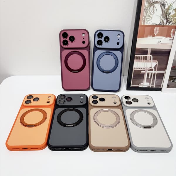Magnetiskt iPhone-fodral med roterande stativ, stötsäkert skyddsfodral för iPhone 18/17/16, justerbar telefonhållare*iPhone 13 Pro Max*grå grey iPhone 13 Pro Max