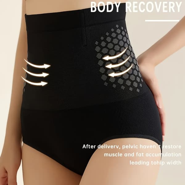 Høy midje shapewear truser magekontroll rumpe løftende truser sømløst kroppsformende undertøy*M*rød red M