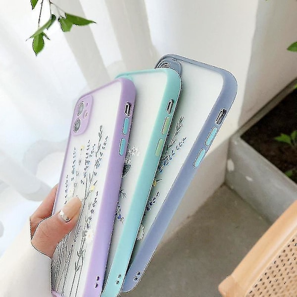 For 12 Mini Hull Hudfølelse Planter Beskyttelsesdeksel (lilla){F2]