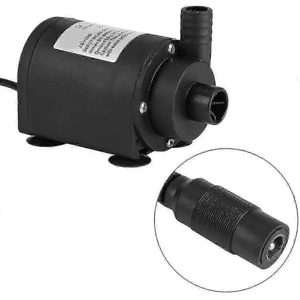 24v Pump 800l/h 5m Solborstlös Varmcirkulationspump för Fontänpool Solcirkulationssystem Tillbehör