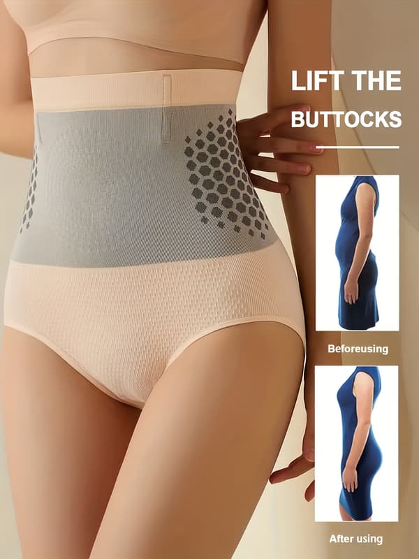 Högmidjade Shapewear Trosor Magkontroll Rumplift Sömlösa Kroppsformande Underkläder*M*färg color M