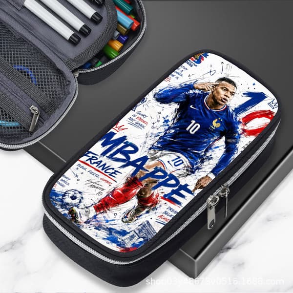2026 Fotboll Ronaldo Pennfodral, Messi, Mbappe Yamal Pennfodral, Stor Kapacitet Mbappe A
