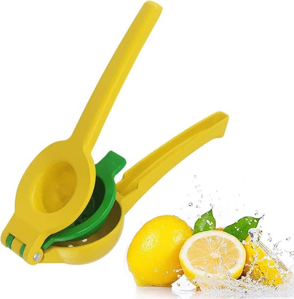 -Juice extractor - Manuell - Citruspress - Citronpress - Metall - 22,5 x 7,5 cm