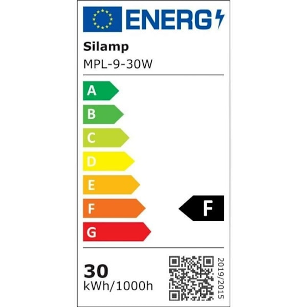 18W musta LED-seinävalaisin IP65 - lämmin valkoinen