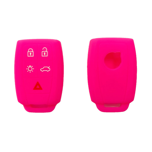 Anvendelig til den gamle Volvo S40 smart 5-knaps silikone nøglecover Volvo C30 C70 nøgle taske hul model{f499}