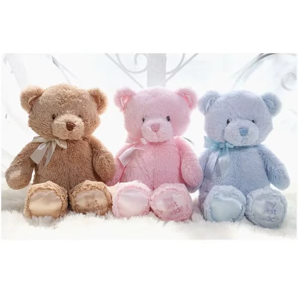 Fargerik bamse plysjleketøy - 28 cm kosedyrgave til barn, venner og elskere X3