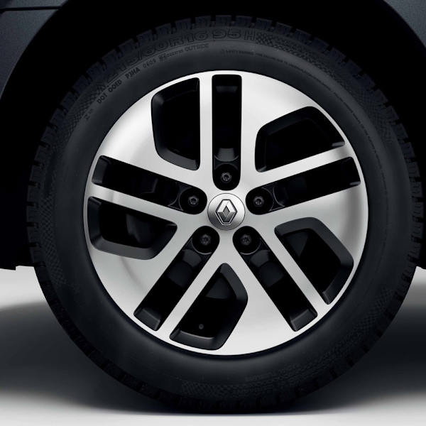 4-pack - Renault navkapslar/hjulkapslar - B{F2} 48 57mm - Silver