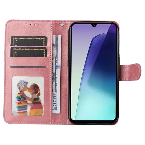 SKALO Xiaomi Redmi 14C PU Læder Wallet Case - Flere Farver