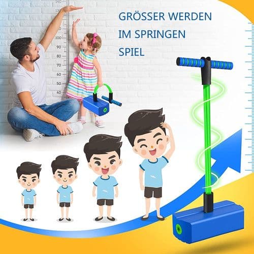 Hoppstylta för barn - Födelsedagspresent & Utomhuslek - Pedagogisk leksak{hw}