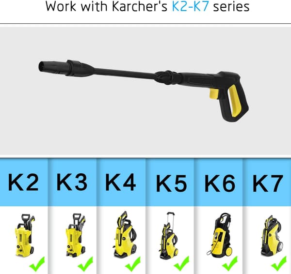 Vara-pistooli ja ruiskupistooli Karcher K2 K3 K4 K5 K6 K7 -malleihin
