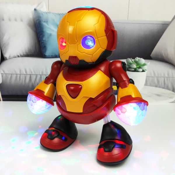 Elektrisk Dansande Robotmodell - Sjungande & Glödande Transformerande Animeleksak Perfekt Barnens Dag-present för Barn 3016