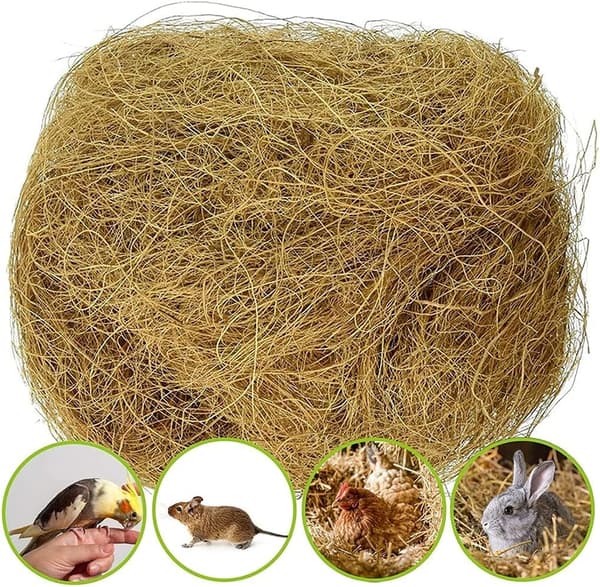 Redemateriale Naturlig Kokosfiber Fugleredemateriale Kokosnød{F2}
