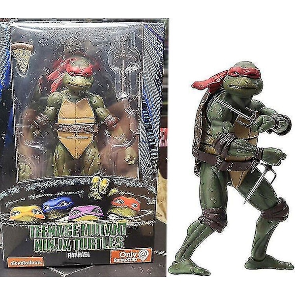 Ninja Turtles 1990 Elokuva 7 Neca Tmnt Teini-ikäiset Liikkuvat Lelut Mutantti Toimintahahmo Raphael
