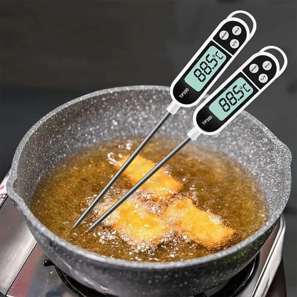 Digitalt Madtermometer TP300 til Kød, Madolie, Vand, BBQ Ovn Køkkentermometer Probe TP300