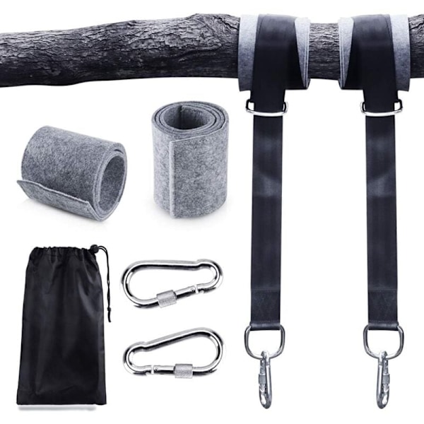 Gungfäste, hängmattafäste, hängstolsfäste med max. 200 kg i rivtålig polyester med 2 skyddande dynor för axel och {HH}