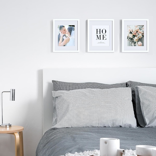 3-pack Fotoramar A4, Fotoramar Barnteckningar A4, Fotoram Svart för Foton, Bilder, Affischer white 21*29.7cm