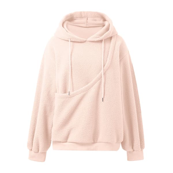 Pehmeä huppari kengurutaskulla, paksu fleecevuori, lämmin väljä malli*XL*2 2 XL