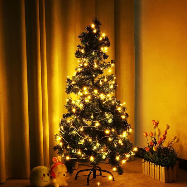 20M 200 LED 8 Modus Vanntett Utendørs Julebryllupsfest Fairy Trådlyslenke Blue