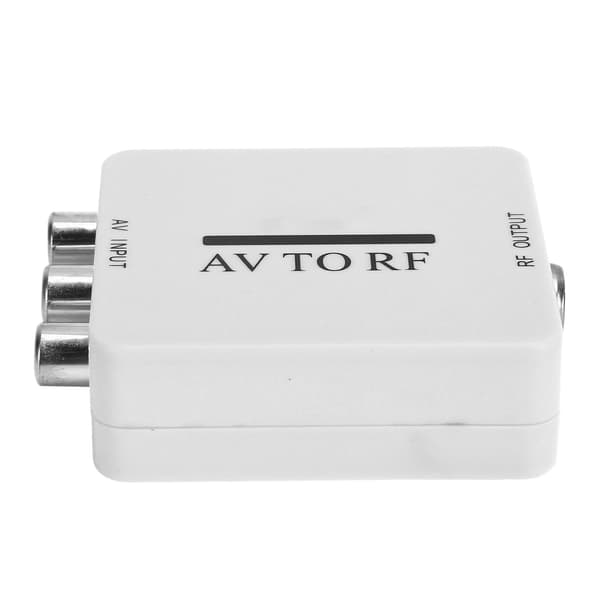 Videokonverterer Mini lydadapter TV-forsterker RCA AV CVSB til RF 67,25 MHz 61,25 MHz