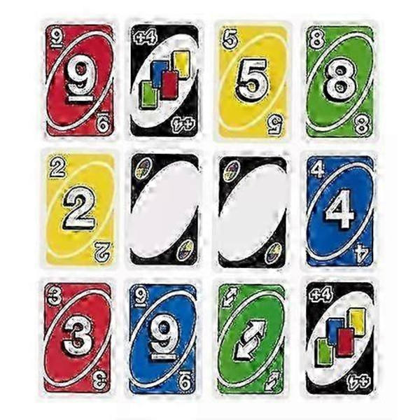108 kort for Uno familiespill{h}