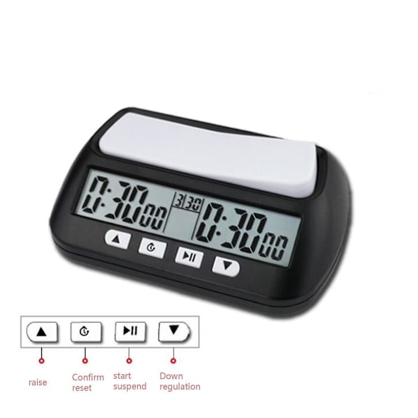 Schack Basic digital schackur och speltimer, klocka digital klocka