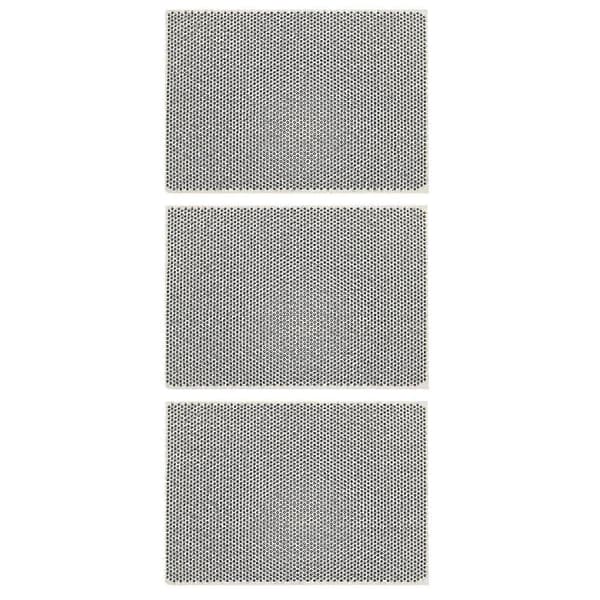 3x gassbrenner keramisk bikake sveiset plate oppvarming 135x95x13mm(f2)