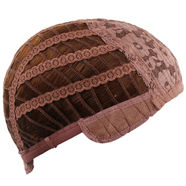 Kort brun parykk for kvinner _ trendy kort krøllete brun parykk brun brown 28cm