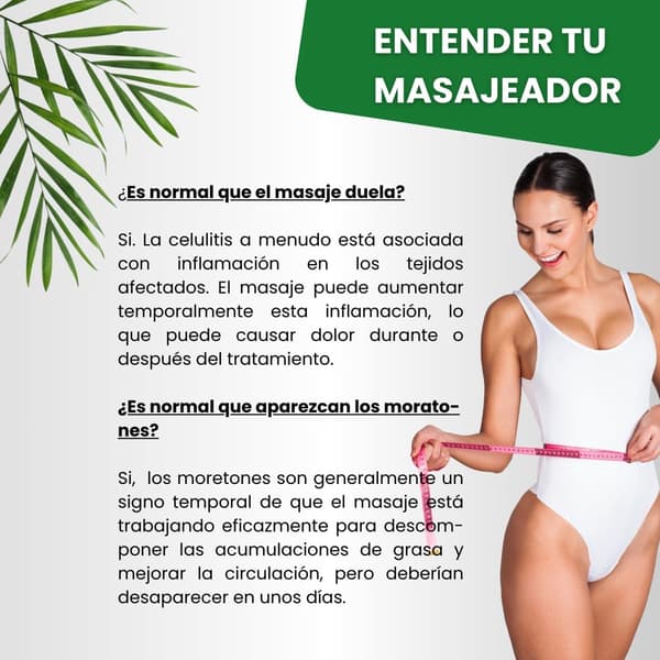 Anti-cellulitmassageapparat, kraftfull mjukgörare, vakuumterapi, kroppstoner, för svår celluliter