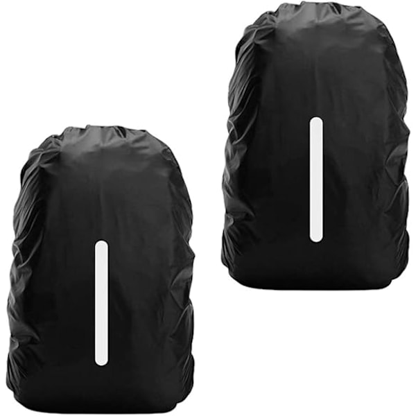 2 kpl vedenpitävä sadesuoja reppuun, vedenpitävä reppu retkeilyyn, telttailuun, matkustamiseen, pyöräilyyn, pöly- ja varkaudenesto / ulkoiluun (30-40L){EE}