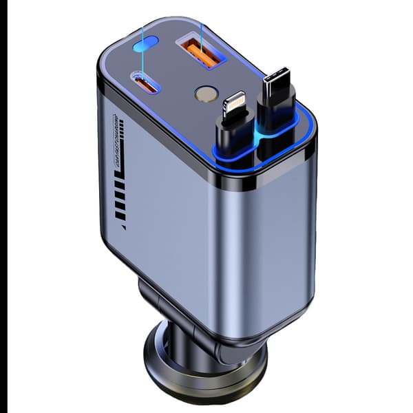 Biloplader USB Hurtigopladning – Biltelefonopladeradapter*Stjernehimmellampe [Apple + Type-C]* Starry Sky Lamp [Apple + Type-C]