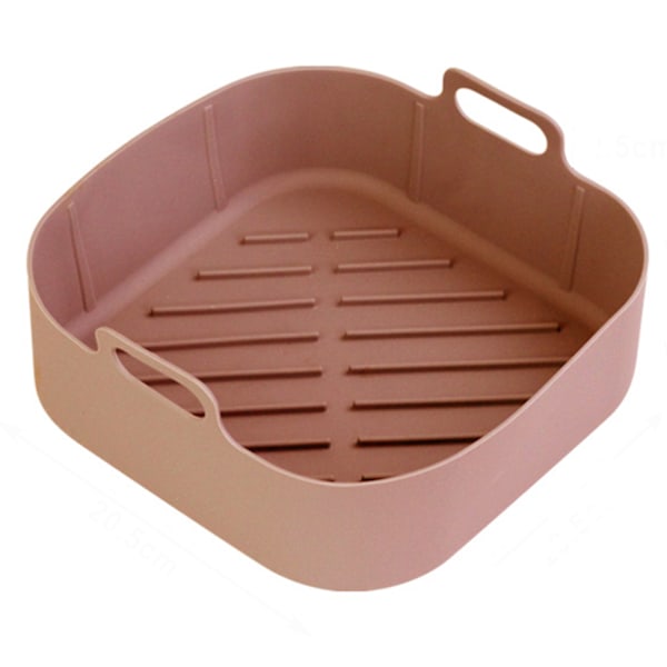Airfryer Silikonform Livsmedelssäker Återanvändbar Värmebeständig Ugnstillbehör Coff Coff{F2} Coffee Square Slash