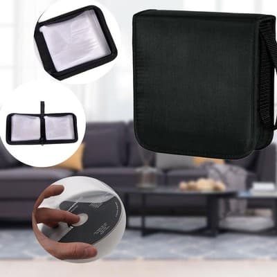 40 Case CD/DVD Ray Disc Bæretaske Holder Beskyttelse Tegnebog Taske Opbevaring}F2{