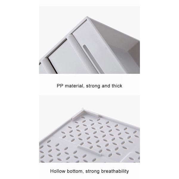 Hjemmebeholder Kosmetikkveske Kontor oppbevaringsboks hvit white 28*4*17*13cm
