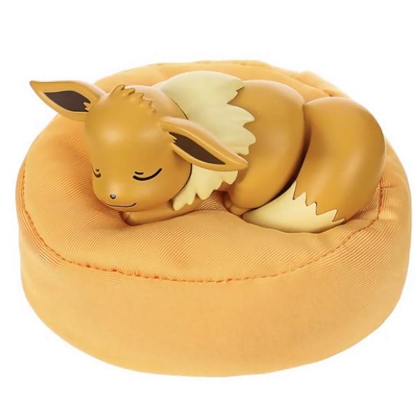 7,6 cm Pok-emon Sovande Eevee plysch gosedjur, mjukt plyschmaterial