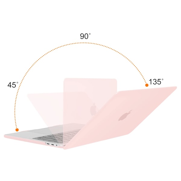 Skal för MacBook Pro 13 tum A1706 A1708, Rosa-Perfekt