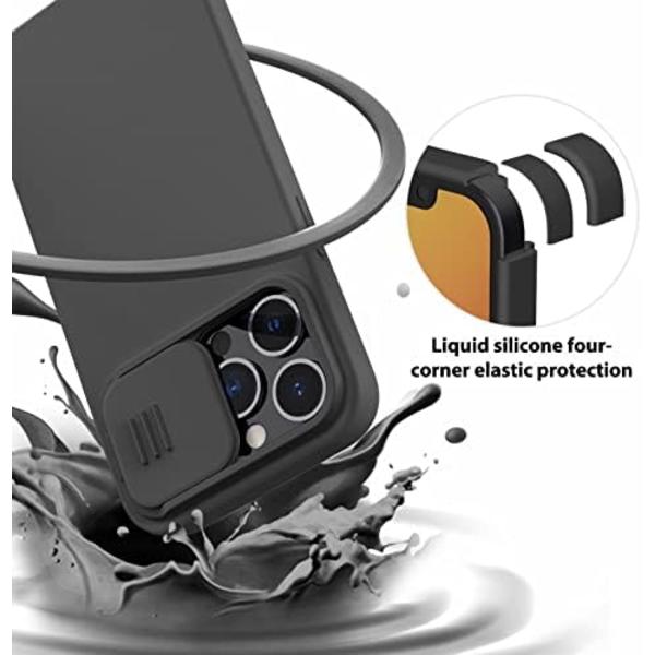 iPhone 13 Pro Cover med Kamerabeskyttelse - CamShield Silky Flydende Silikone{f2}