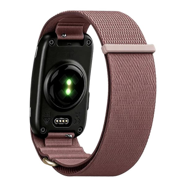 Borrelåsbånd i nylon for Garmin CIRQA Smart Band Bean Paste Pink
