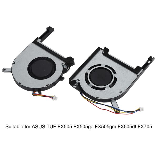 2 stk. Laptop CPU GPU Køleventilator erstatning for ASUS TUF FX505ge FX505gm FX505dt FX705