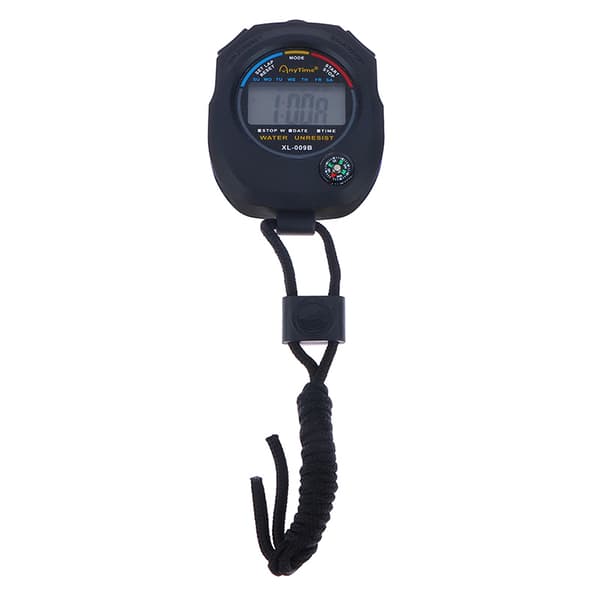 Digitalt stopur kronograf med armbånd{hw}