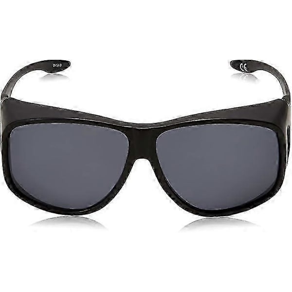 unisex vuxen Solar Shield-classic Passar Över Solglasögon, Grå