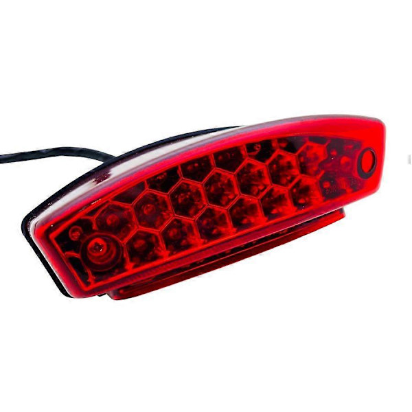 Moottoripyörän Takavalo Universaali Rekisterikilven LED Takajarruvalo Honda Suzuki Ducati Monster M1000 S4R S2R 400 620 900 Vesp Red Lens