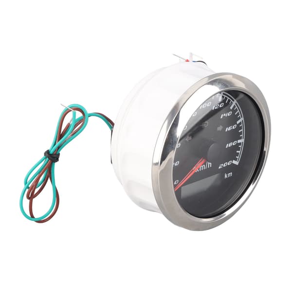 9-32V IP67 GPS Speedometer 200 km/t 0-999999 km LCD Kilometertæller Anti-dug Multifunktionsmåler til Biler Motorcykler Både - Perfet{F2}