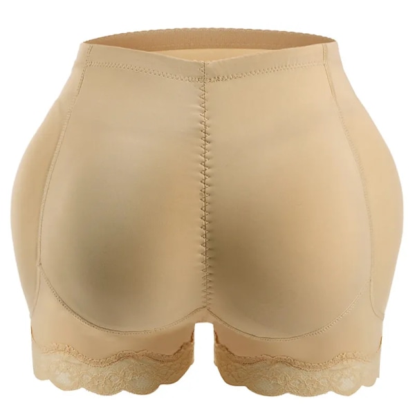 Vadderad rumplyftare Korrigerand undertröja Butt Enhancer Body Shaper Modelleringsrem Fake Hip Shapwear Undershirt Push Up byxhud Skin Skin Skin XXXL