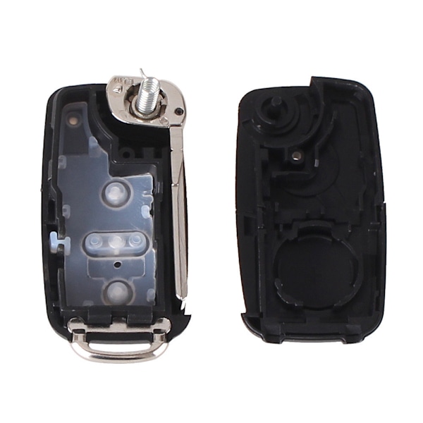 3-knaps foldenøgleskal Golf Polo til VW Volkswagen Sort{f2} Black one size