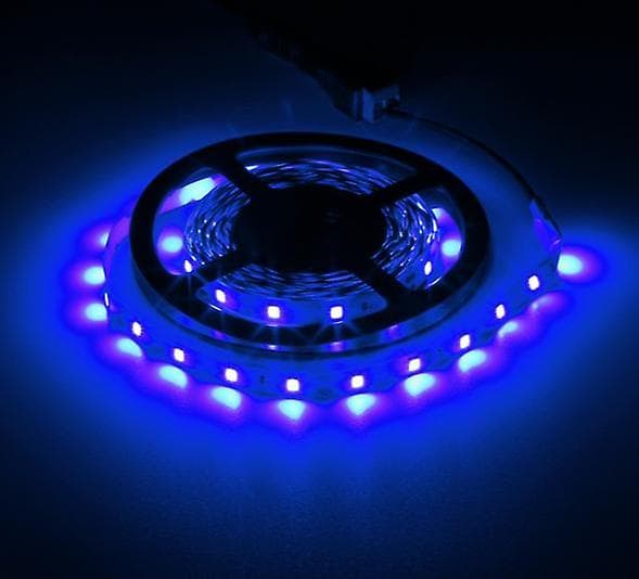RGB LED-diodebånd, stripelysbånd for hjemmedekorasjon Yellow 1m / No-Waterproof