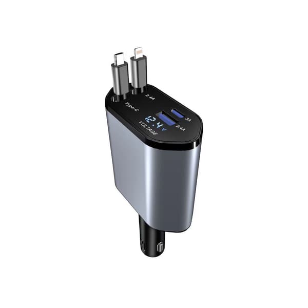 Billaddare USB Snabbladdning – Fordonsladdare Adapter*C1 diamantform [Apple + Type-C]* C1 diamond shape [Apple + Type-C]