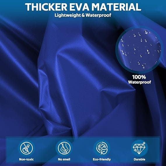 Regenponcho-regnset-regnjacka dam-regnjacka herr-5-pack regnponchos - återanvändbara ponchos, vattentäta nödjackor för vuxna, unisex EVA...